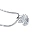 VINANI Anh�nger Frosch Perle auf Krone Koenig mit Kette 42 cm Sterling Silber 925 AFK42