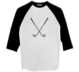 Golf Clubs - Raglan 3/4 Sleeve T-Shirt