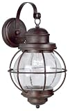 Hatteras-GC - 1 Light Medium Nautical Outdoor Lighting Wall Lamp Fixture - Copper Bronze - B1169