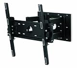 Masterplug Ross Neo LNRFM400-RO 23 Full Motion Cantilever Swing Out Extendable Articulating Adjustable Swivel and Tilt Wall Mount Bracket for 32-42 inch LCD, LED, Monitor and TV Black