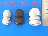＜ケーブルグランド通販・販売＞スキントップ型ケーブルグランド＜ケーブルグランド　黒・内径φ10mm＞2個＜con-522＞