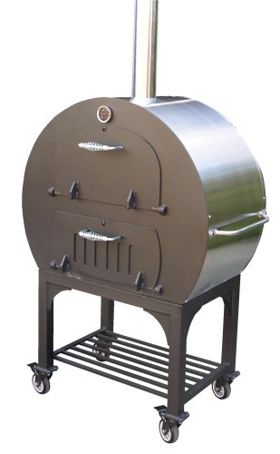 pizza oven outdoor. Wood Fired Burning Pizza Oven