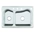 KOHLER K-3361-3-NA Staccato Large/Medium Self-Rimming Kitchen Sink