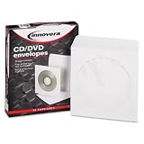 INNOVERA CD/DVD Envelopes 50/Box Protects Your Discs Reusable