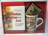 Chicken Soup for the Soul - A Spoonful of Inspiration - Gourmet Raspberry Tea, a Mug, with Hardcover Small Book - Gift Set