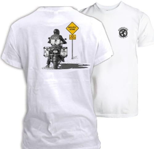 Motorcycle Rider T Shirt Size X Large (Absolutely Nothing Next 70 Miles)