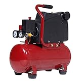 HAIGE エアーコンプレッサー オイルレス エアコンプレッサー 100V HG-F111 1馬力モーター 11.3リットル 3ガロン