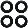 6 Gauge Black Rubber O-Ring 4-Pack