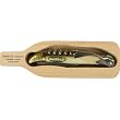 White Acryclic Laguiole Verdier Folding Knife and Corkscrew