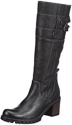 Manas Renna 122D1808FHY, Damen Klassische Stiefel, Schwarz (BLACK+NERO), EU 38