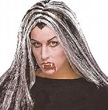Black and Grey Streaked Vampiress Wig Vampire Bride