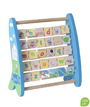 Peppa Pig Wooden Learning Frame
