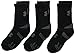 Under Armour Boys HeatGear Crew Socks (3 Pack), Black, Medium
