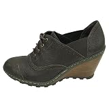 Bass Atwood | Ladies Lace Up Cap Toe Shoes Cocoa Leather by Bass