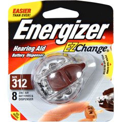 ENERGIZER AC-312EZ8 Ez Change Hearing Aid Batteries