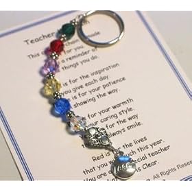 Message of Love Jewelry Teacher Key Chain