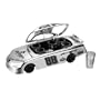 Godinger Nascar 7-Piece Car Shooter Set, Chrome