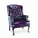 Alera(tm) CE42VY31MY - Century Series Wing Back Guest Chair, Mahogany Finish/Oxblood Vinyl