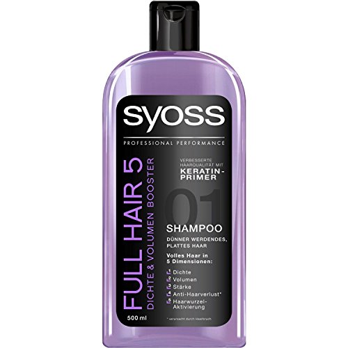 Syoss Full Hair 5 Density & Volume Booster Shampoo 16.9 fl oz