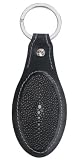 Porte Clés Cobra- JPC406NO - Veau véritable avec appliques Galuchat 0,78 Gr - Mixte - Noir