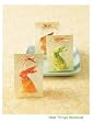 Martha Stewart Yellow Bunny Goodie Bags, Set of 6