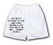 White Boxer Short with My best friend is the one who brings out the best in me. - Hen...
