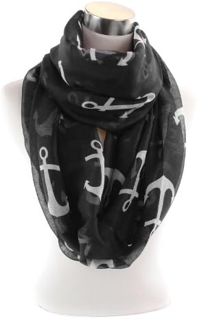 Popular Anchor Pattern Print Infinity Scarf