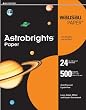 Wausau Astrobrights Heavy Duty Paper, 24 lb, 8.5 x 11 Inch, Cosmic Orange, 500 Sheets (21658)