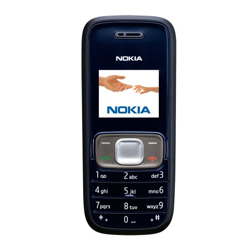 Nokia 1209 Sim Free Mobile Phone - Midnight Blue