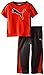PUMA Little Boys' Toddler Two-Piece Cat Performance T-Shirt and Pant Set