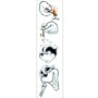 Four Partying Skunks Decal - Sticker