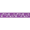 Home Design B479 - Motiv-Schablone, selbstklebend Florale Ranke 11 x 70 cm