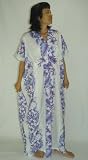 Hawaiian Dresses, Kimono White Purple