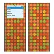 Brown Dots Design Protective Skin Decal Sticker for Apple iPod nano 2G (2nd Generation) 2GB/ 4GB/ 8GB Player