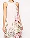 Babyonline Women Summer Floral Print Long Chiffon Evening Dress Beach Maxi Dress