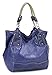 Scarleton Laser Cut Handbag H108007 - Blue