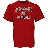 San Francisco 49ers Cardinal Heart and Soul T-shirt