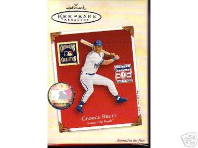 2002 George Brett Kansas City Royal Hallmark Ornament
