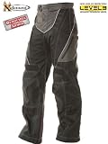 Cyber Monday Sale  motorcycle pants  Xelement Men's Advanced Level-3 Black Tri-Tex Fabric Motorcycle Pants - Size : 30