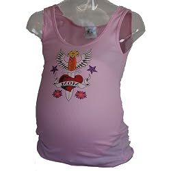 Fierce Love Tattoo Maternity Tank Top