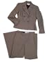 Liz Claiborne 7361200P 2 PC Black and White Pant Suit 2P