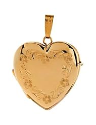 Heart Locket in 14k Yellow Gold