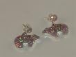 Navajo Indian Jewelry Opal Hoop Earrings - ER-0034