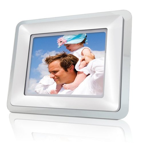 Coby DP-769 7-Inch Widescreen Digital Photo Frame with MP3 Player & 2 Frames