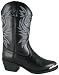 Black Mesquite Cowboy Boot with Toe Tip