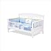 DaVinci Elizabeth II Convertible Toddler Bed in White