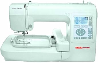 Usha Janome Memory Craft 200E 35-Watt Sewing Machine (White)