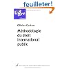 M�thodologie du droit international public