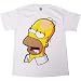 Simpsons Homer Glowing Donut on the Brain Men's T-Shirt