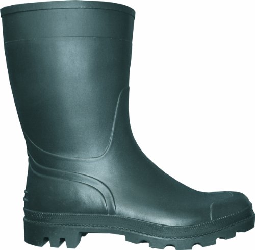 PVC-Stiefel "Ranger" 2210-0-100-41 Stiefel kurz, PVC, Schafth&ouml;he ca. 24 cm, Trikotfutter, rutschfeste Profilsohle, Gr&ouml;&szlig;e 41, Farbe: schwarz